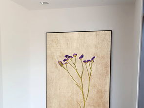 美式复古紫色花卉绘画 从设计到装饰的艺术指南