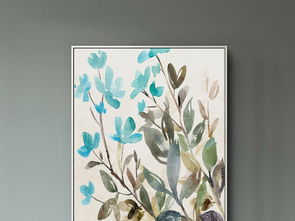 北欧简约立体抽象树叶 油画艺术与高清设计素材的完美融合